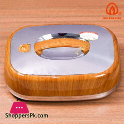 Golden Fire Food Warmer Hot Pot Hot Food Server Rectangle 5.5 Liter Taiwan Made - 775 LW-S