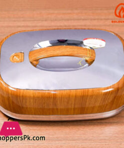 Golden Fire Food Warmer Hot Pot Hot Food Server Rectangle 6.5 Liter Taiwan Made - 776 LW-S