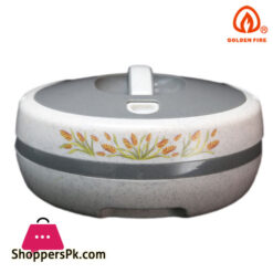 Golden Fire Food Warmer Hot Pot Hot Food Server Round 2 Liter Taiwan Made - CL662 GM/GE