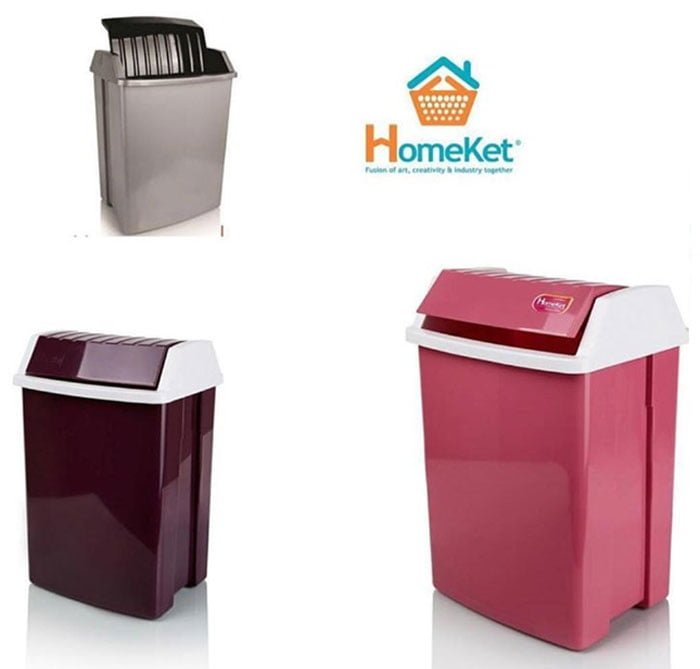 Homeket Plastic Dustbin 50 Liter