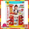 Kids Fast Food Restaurant Kitchen Childrens Playset 30 Pcs