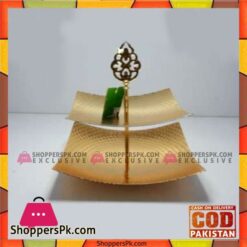 Queen Silverware 2Tier Hold Golden - QS0013