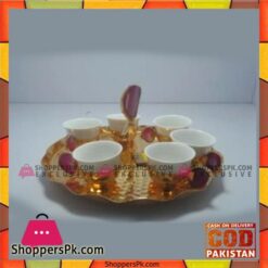 Queen Silverware 6Pc Tea Set Golden - QS0037