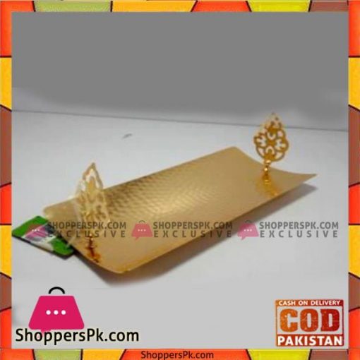 Queen Silverware Rect Hold Large Golden - QS0031