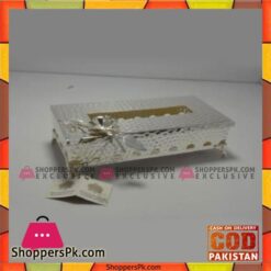 Queen Silverware Tissue Box Small - QS0046