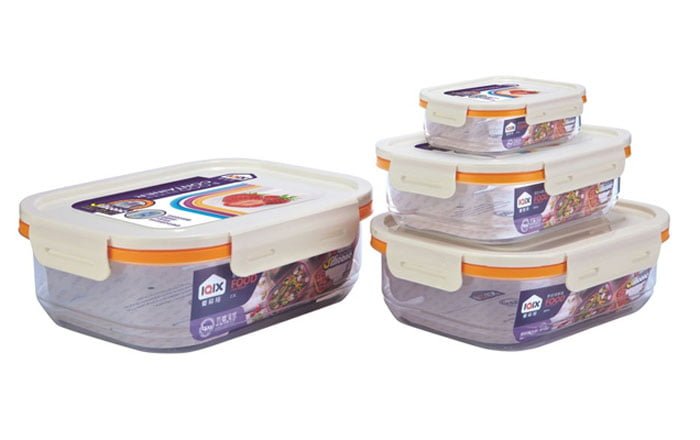 Rectangular Airtight Food Containers Four Piece