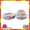 Rectangular Airtight Food Containers Four Piece
