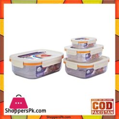 Rectangular Airtight Food Containers Four Piece