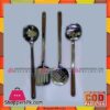4 Pcs Stainless Steel Wood Handle Cooking Spoons