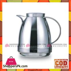 Taiwan Hotpot & Flask 1Ltr Silver Thermos - 1110