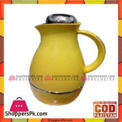 Taiwan Hotpot&Flask 1.0Ltr  Silver+Yellow Thermos - 1210