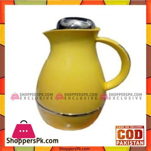Taiwan Hotpot&Flask 1.0Ltr Silver+Yellow Thermos - 1210