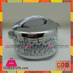 Taiwan Hotpot&Flask 4Ltr Tall Flower+Silver HotPot - 887WHF