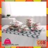 Traditional Floral Print Soup / 21 Pcs Dessert Set