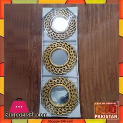 Wall Hanging Mirror Set 3 Pcs 1654