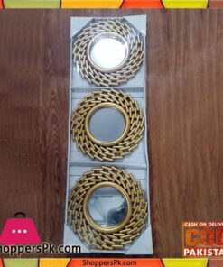 Wall Hanging Mirror Set 3 Pcs 1654