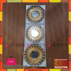 Wall Hanging Mirror Set 3 Pcs - 4786