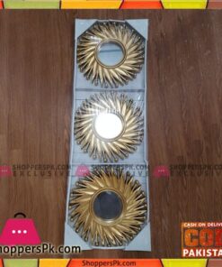 Wall Hanging Mirror Set 3 Pcs - 4786