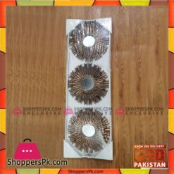 Wall Hanging Mirror Set 3 Pcs - 2468