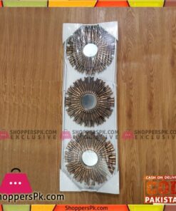 Wall Hanging Mirror Set 3 Pcs - 2468