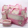 Baby Bag 5 Pcs Set Pink Dot M&Amp;B 1 Baby Bag 5 Pcs Set Pink Dot M&Amp;B