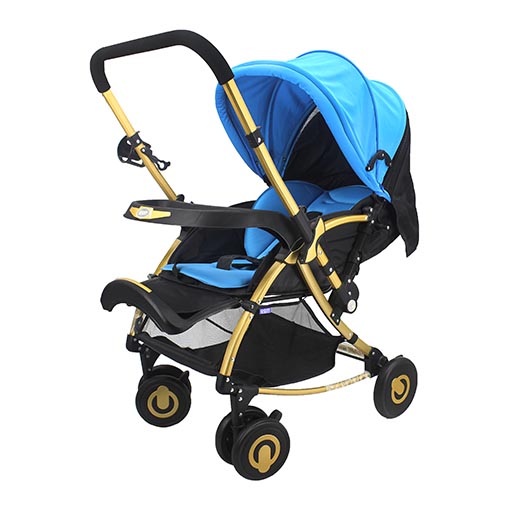 Stroller Blue Black C3-262 5 Stroller Blue Black C3-262 - Image 3