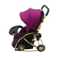 Stroller Purple Black C3-112 11 Stroller Purple Black C3-112