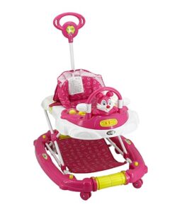 WALKER WITH ROCKER RABBIT PINK 3209E-908