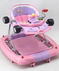 WALKER WITH ROCKER PINK PURPLE T1085H Babyace 2 IN 1 Multi-Function Baby Walker T1079 Taiwan Made