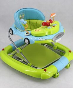 WALKER WITH ROCKER BLUE GREEN T1086H Babyace 2 IN 1 Multi-Function Baby Walker T1079 Taiwan Made