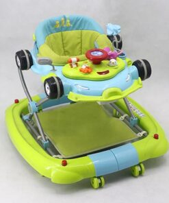 WALKER 4 IN 1 BLUE GREEN T1085 Babyace Multi-Function Baby Walker T1085 Taiwan Made