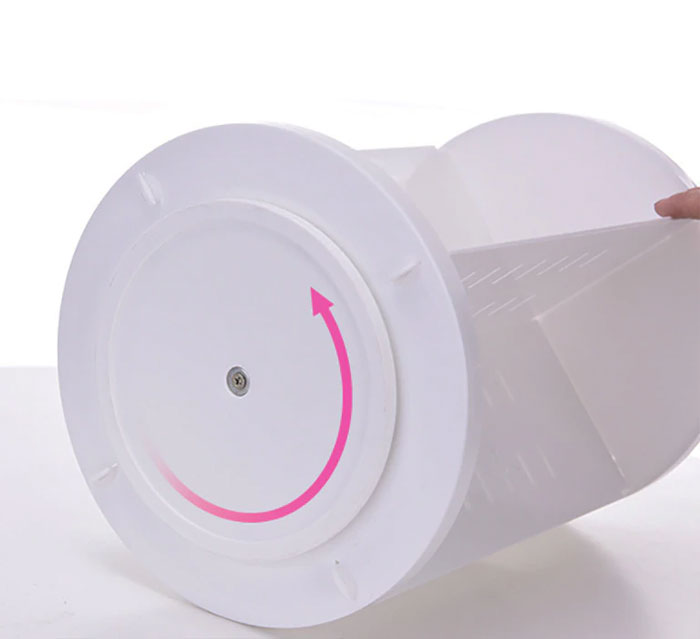 360 Degree Rotating Cosmetic Organizer Jewellery Box Lipstick Holder