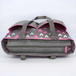 Baby Bag 3Pcs Heart Dark Grey Bb-999 M&Amp;B