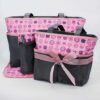 Baby Bag 3Pcs Pink Grey Bb-999-Ac M&Amp;B