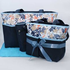 Baby Bag 4Pcs Navy Blue Bb-999-Af M&Amp;B