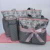 Baby Bag 4Pcs Grey Bb-999-Aaa M&Amp;B