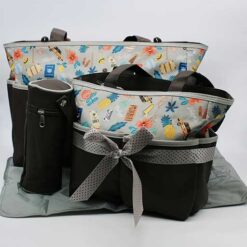 Baby Bag 4Pcs Dark Brown Bb-641-T M&Amp;B