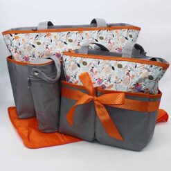 Baby Bag 4Pcs Orange Bb-999-Aj M&Amp;B