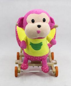 ROCKING SEAT PINK YELLOW MONKEY CRS2-2
