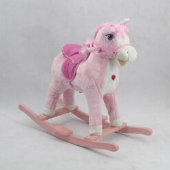 ROCKING HORSE MEDIUM PINK/PURPLE TM110