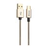 Verbation 30cm Sync & Charge USB-C™ to USB-A Cable Gold