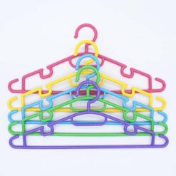 Shirt Hanger 5Pcs Pack Shining Multi Colour 2166 M&Amp;B
