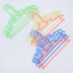 Kids Shirt Hanger 10 Pcs Pack Light Multi Colour M&Amp;B
