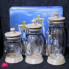 Acrylic Ware 3 Pcs Jar Set - Taiwan Made