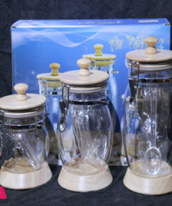 Acrylic Ware 3 Pcs Jar Set - Taiwan Made