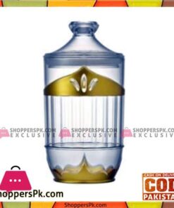 Acrylic Ware Gold Jar Big - Bh0136Ac - Made in Taiwan