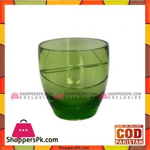 Acrylic Ware Green Crystal Tumbler - Bh0174 - Made in Taiwan