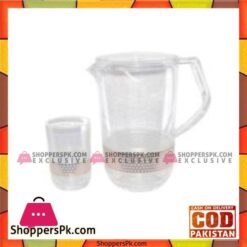 Acrylic Ware Rose Gold Loop 7 Pcs Water Set - Bh0165 - Made in Taiwan