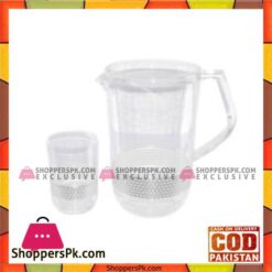 Acrylic Ware Silver Loop 7 Pcs Water Set - Bh0165 - Made in Taiwan