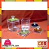 Acrylic Ware Sq Spice Jar Med - Bh0151Ac - Made in Taiwan